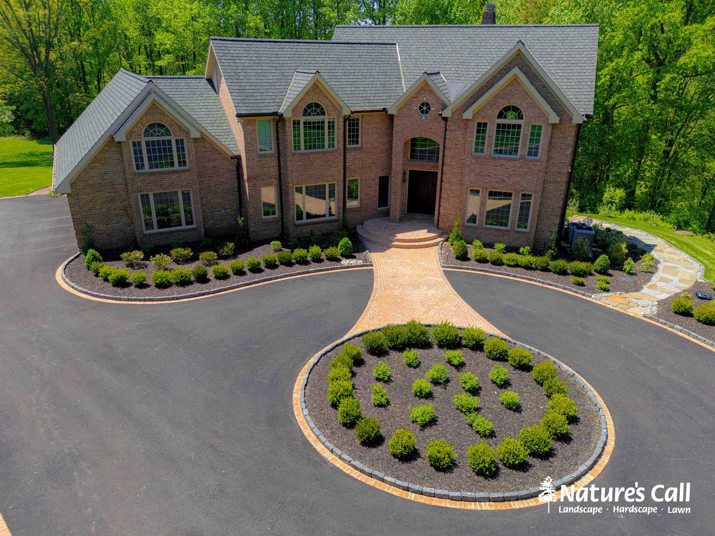 Grand estate landscape and hardscape design — Greenville, DE